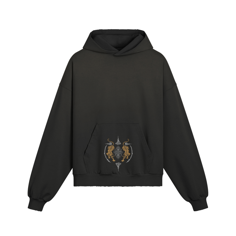 Aligned With The Tiger hoodie — detail view 2 | Tribe of Alchemists