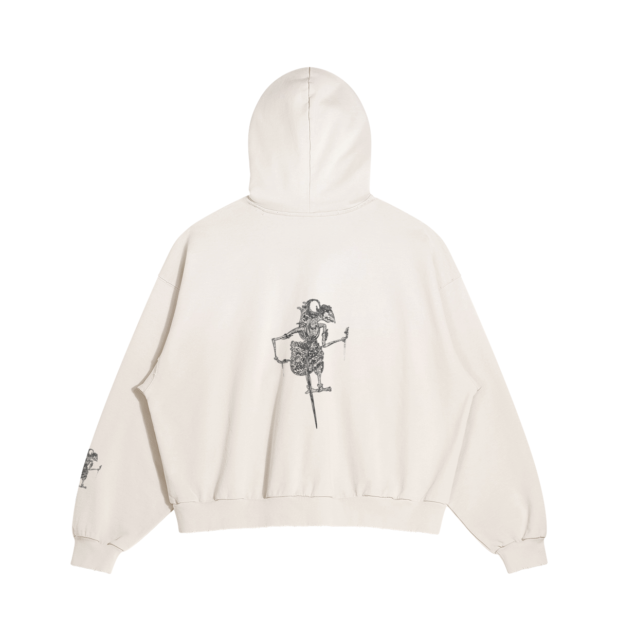 Wajangpop No. 1 hoodie — back view | Tribe of Alchemists