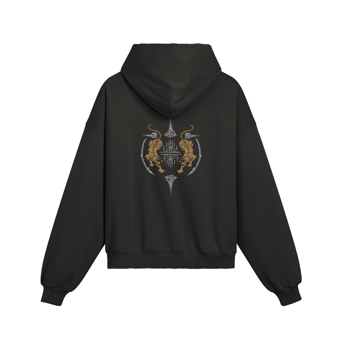 Power, Luck, and Divine Protection hoodie — back view | Tribe of Alchemists