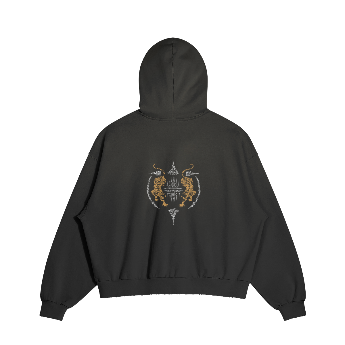 Power, Luck, and Divine Protection hoodie — back view | Tribe of Alchemists