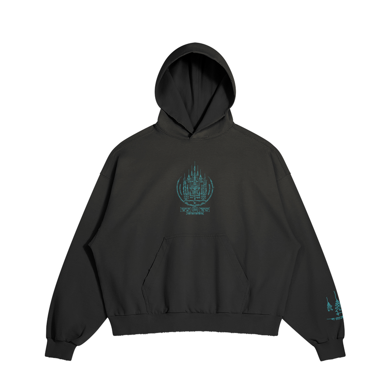 Centered hoodie — front view | Tribe of Alchemists