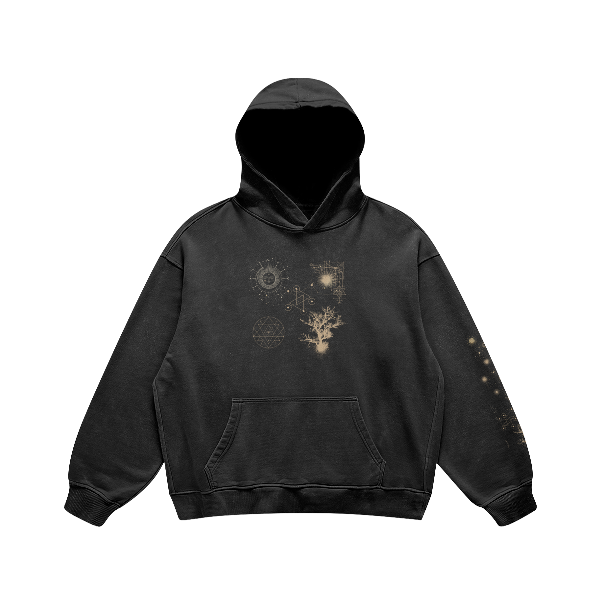 Under the Juniper Sky hoodie — front view | Tribe of Alchemists