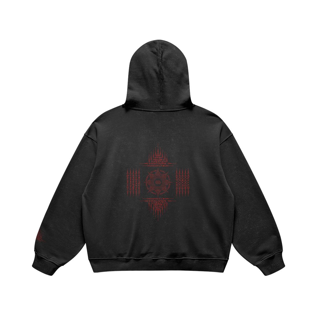 The Protected Path hoodie — back view | Tribe of Alchemists