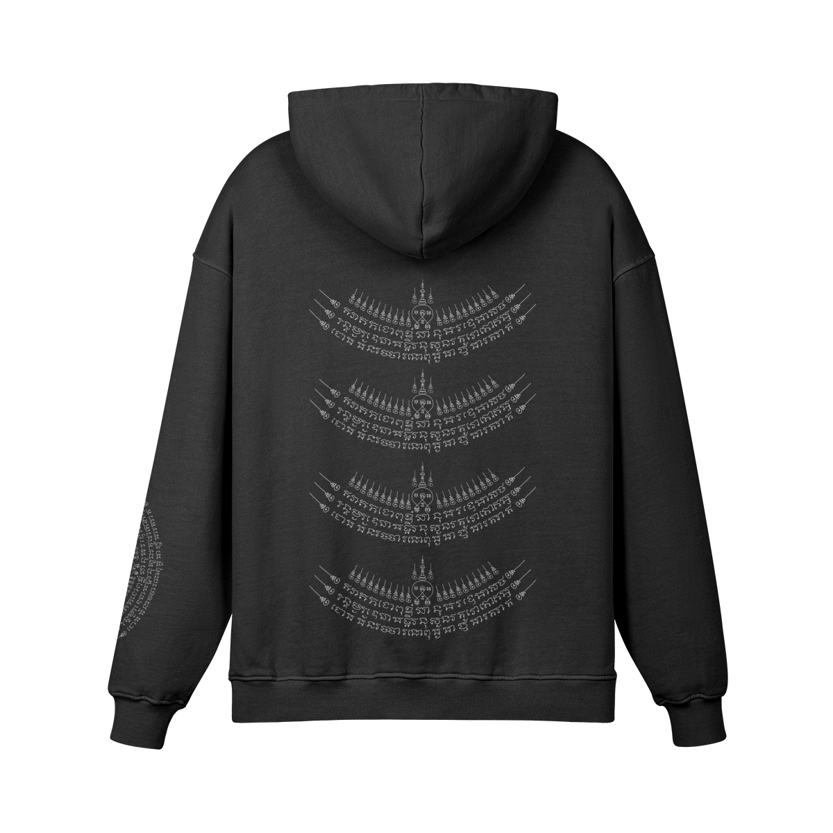 Yant No. 1 hoodie — back view | Tribe of Alchemists