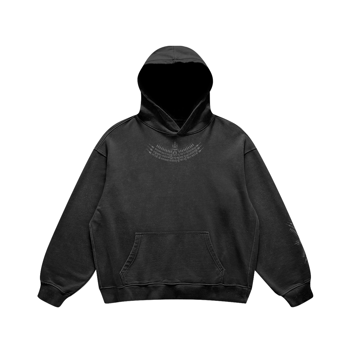 Yant No. 1 hoodie — front view | Tribe of Alchemists