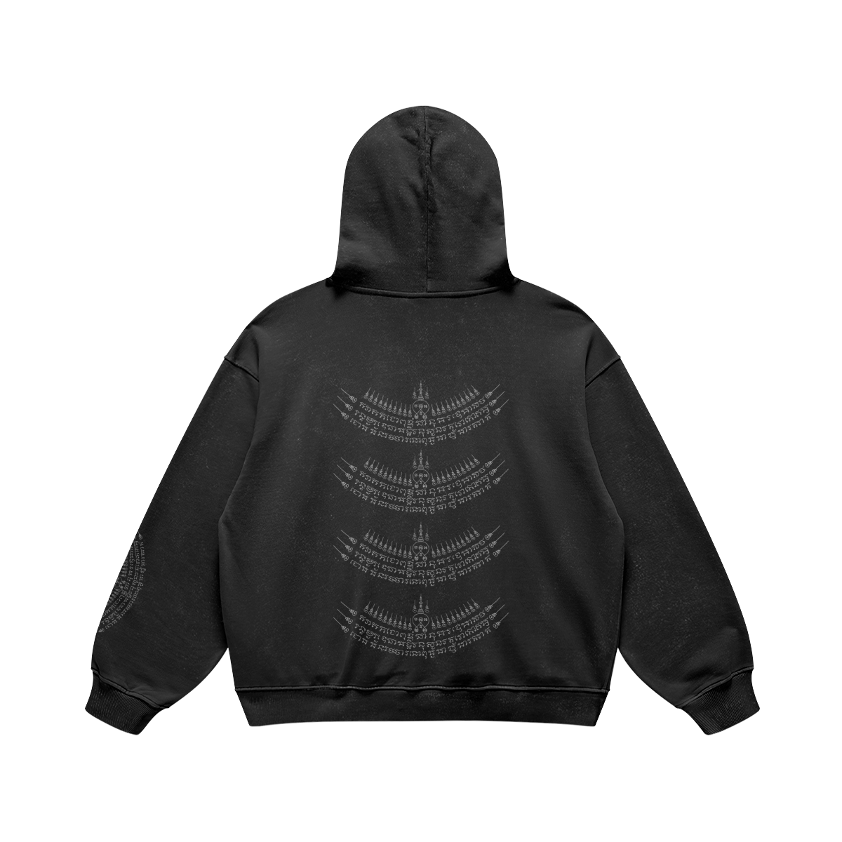 Yant No. 1 hoodie — back view | Tribe of Alchemists