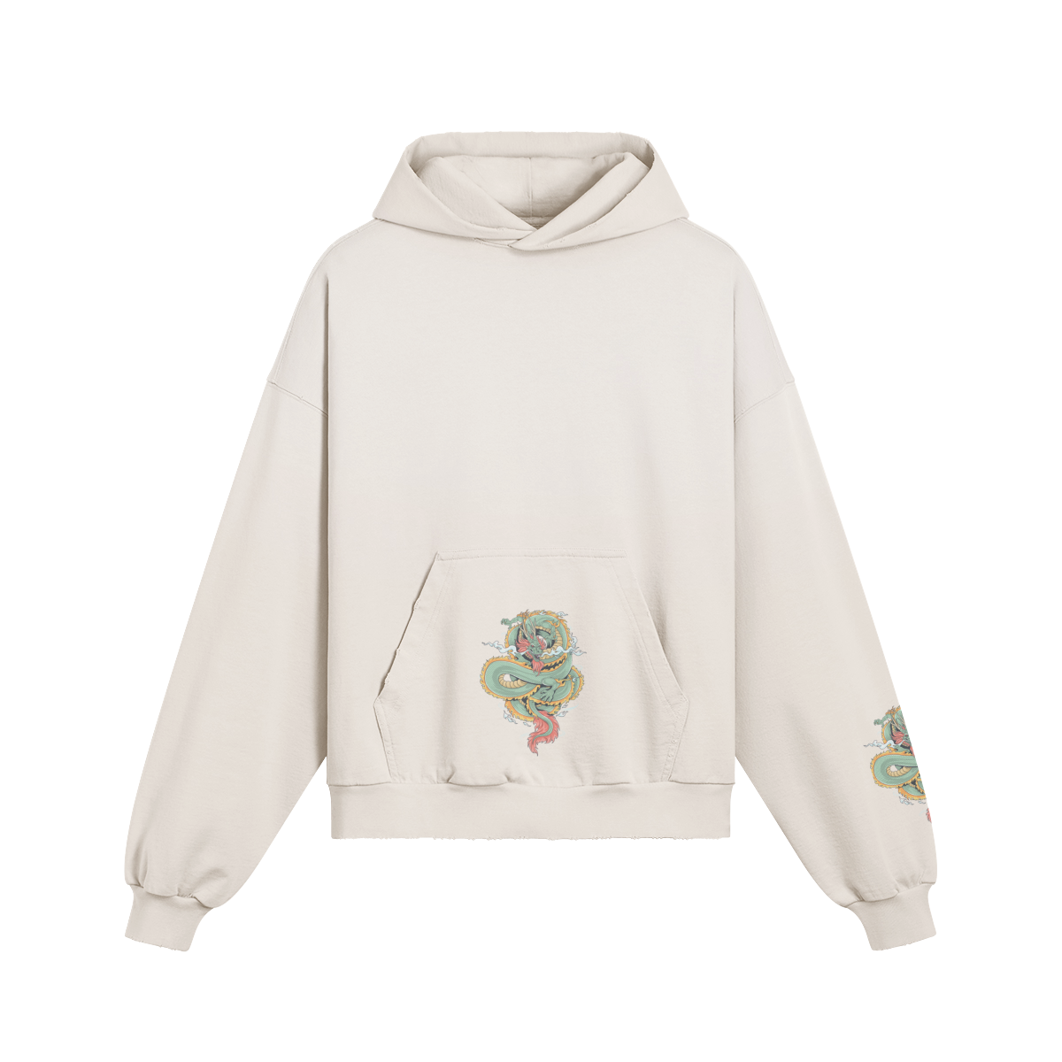 The Dragon's Blessing hoodie — front view | Tribe of Alchemists