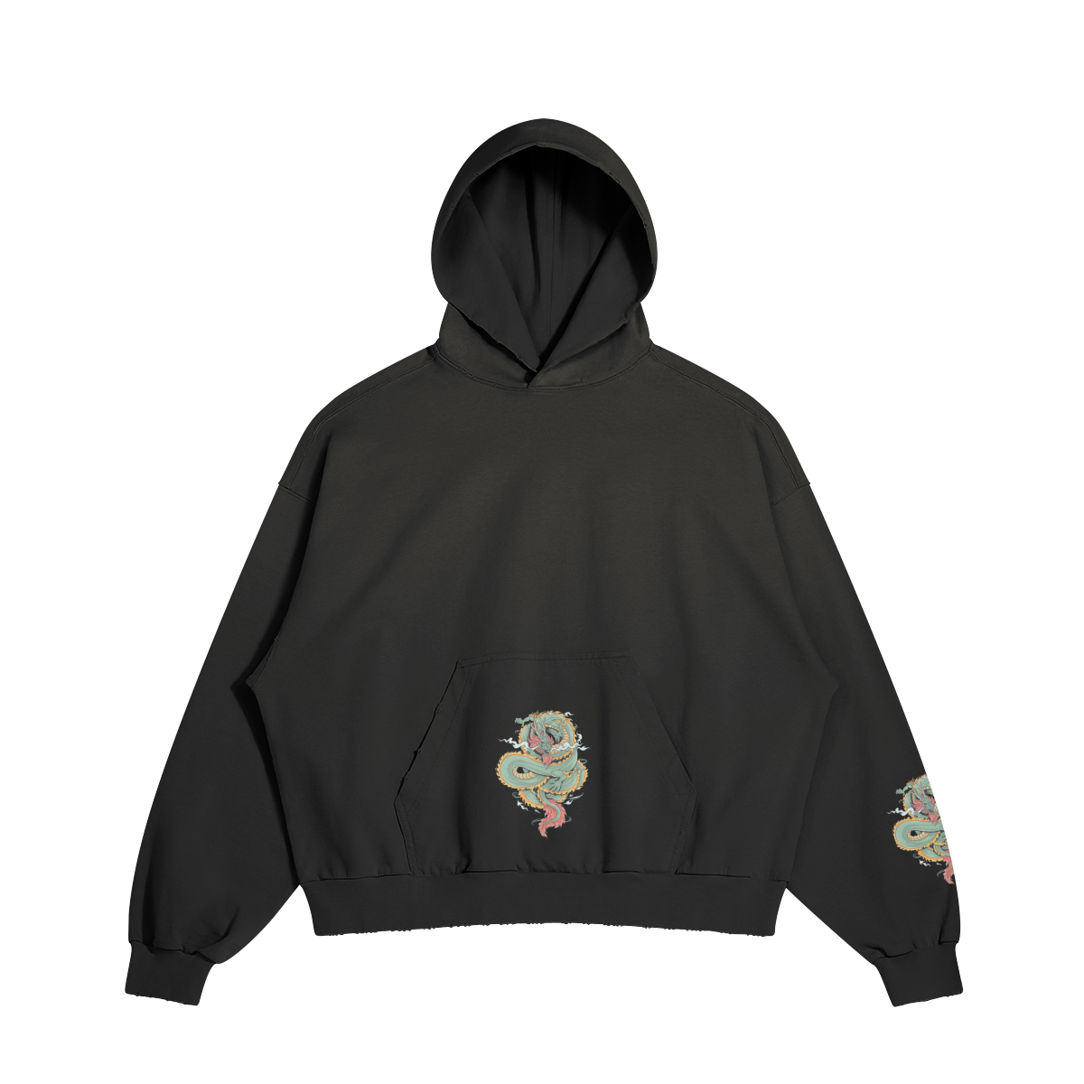 The Dragon's Blessing hoodie — front view | Tribe of Alchemists