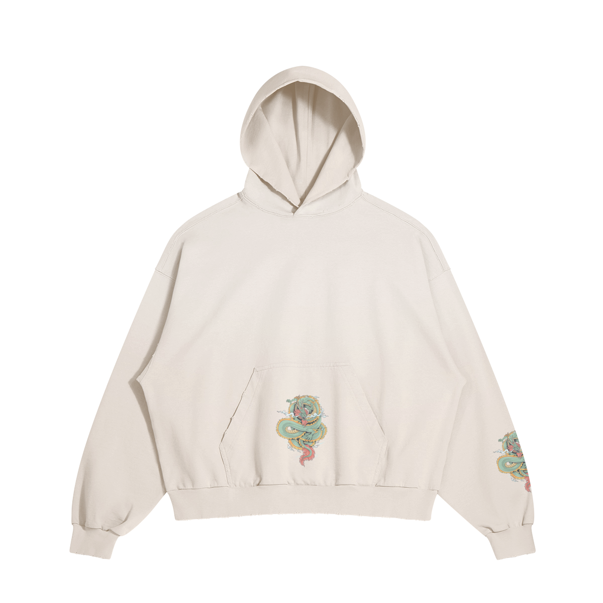 The Dragon's Blessing hoodie — front view | Tribe of Alchemists