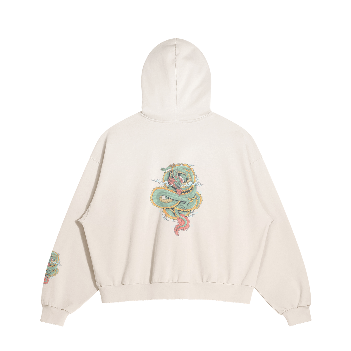The Dragon's Blessing hoodie — back view | Tribe of Alchemists