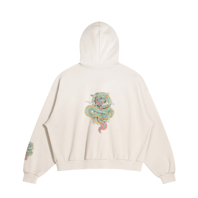 The Dragon's Blessing hoodie — back view | Tribe of Alchemists