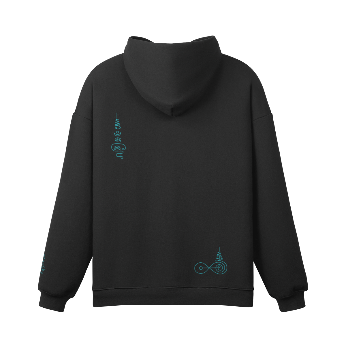 Yant No. 9 hoodie — back view | Tribe of Alchemists