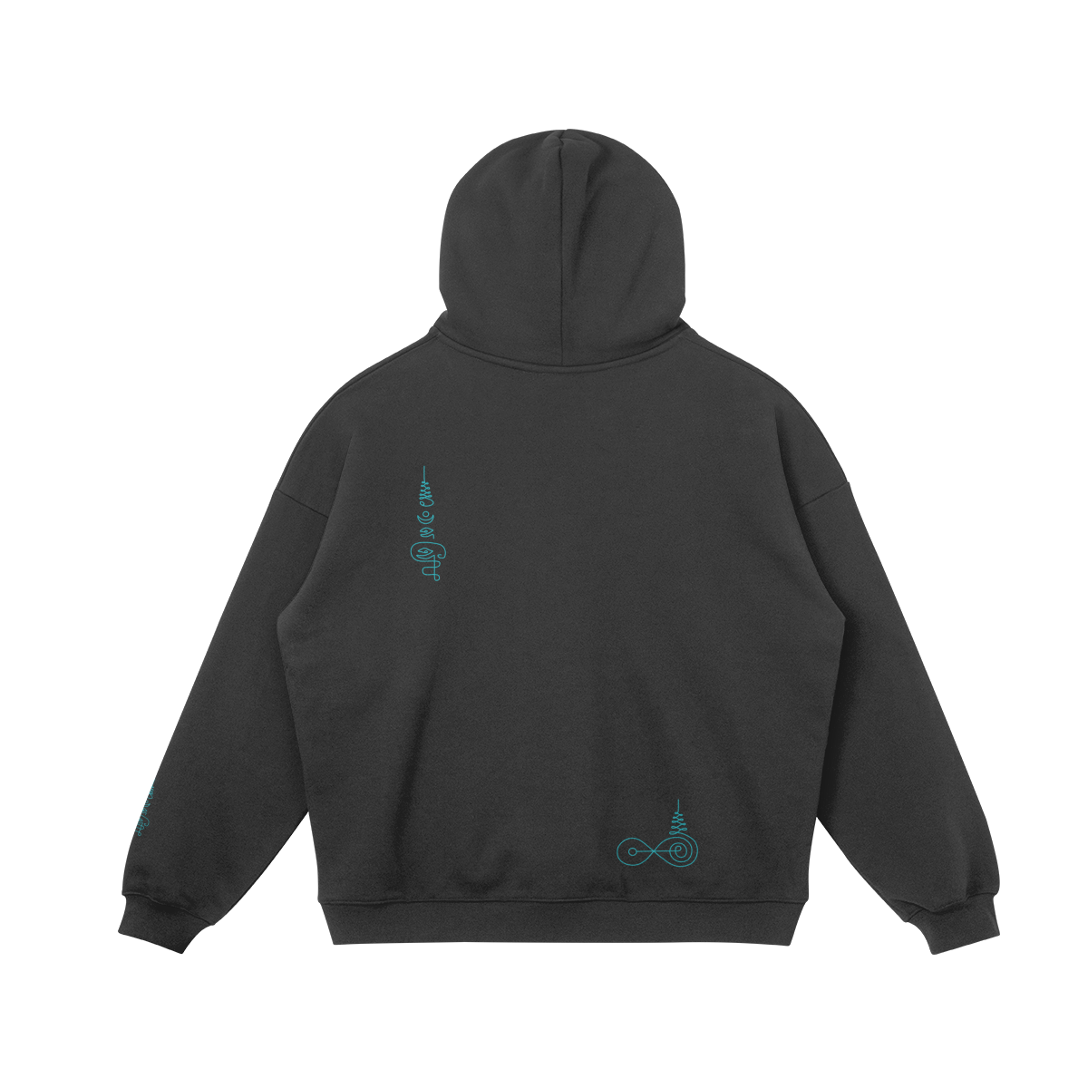Yant No. 9 hoodie — back view | Tribe of Alchemists