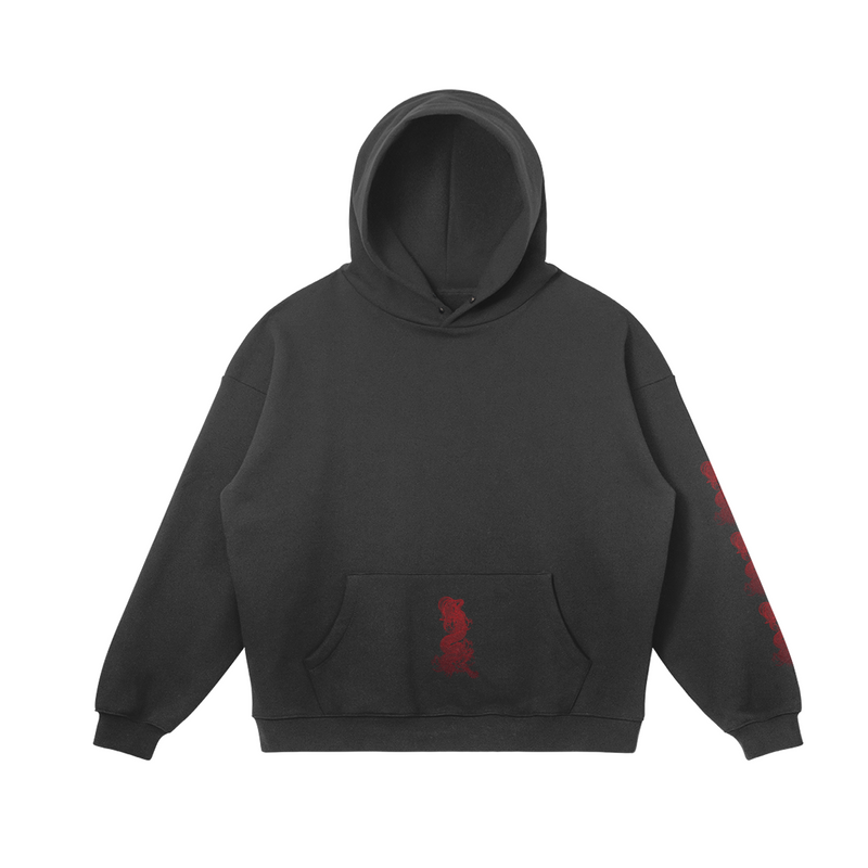 Red Dragon hoodie — front view | Tribe of Alchemists