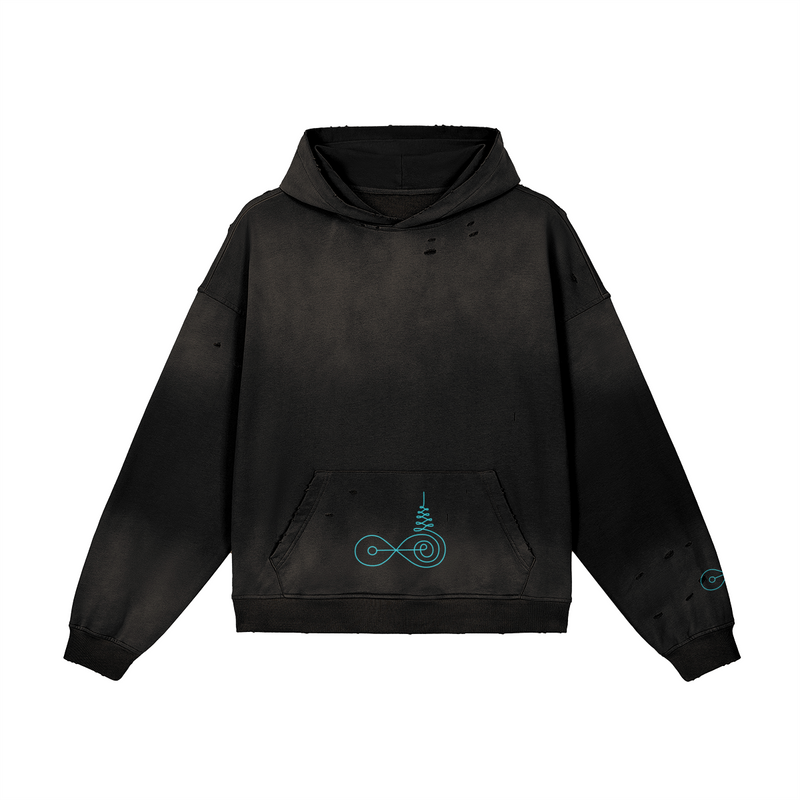 Yant No. 14 hoodie — front view | Tribe of Alchemists