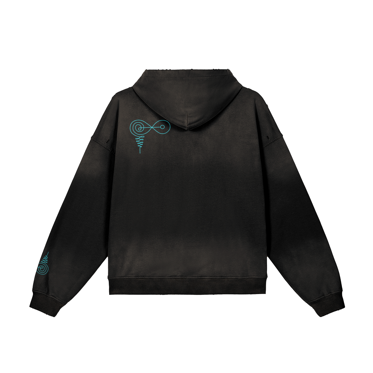 Yant No. 14 hoodie — back view | Tribe of Alchemists
