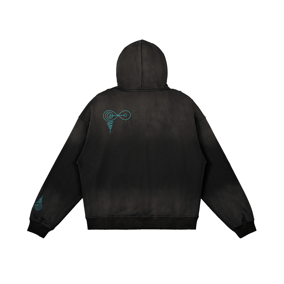 Yant No. 14 hoodie — back view | Tribe of Alchemists