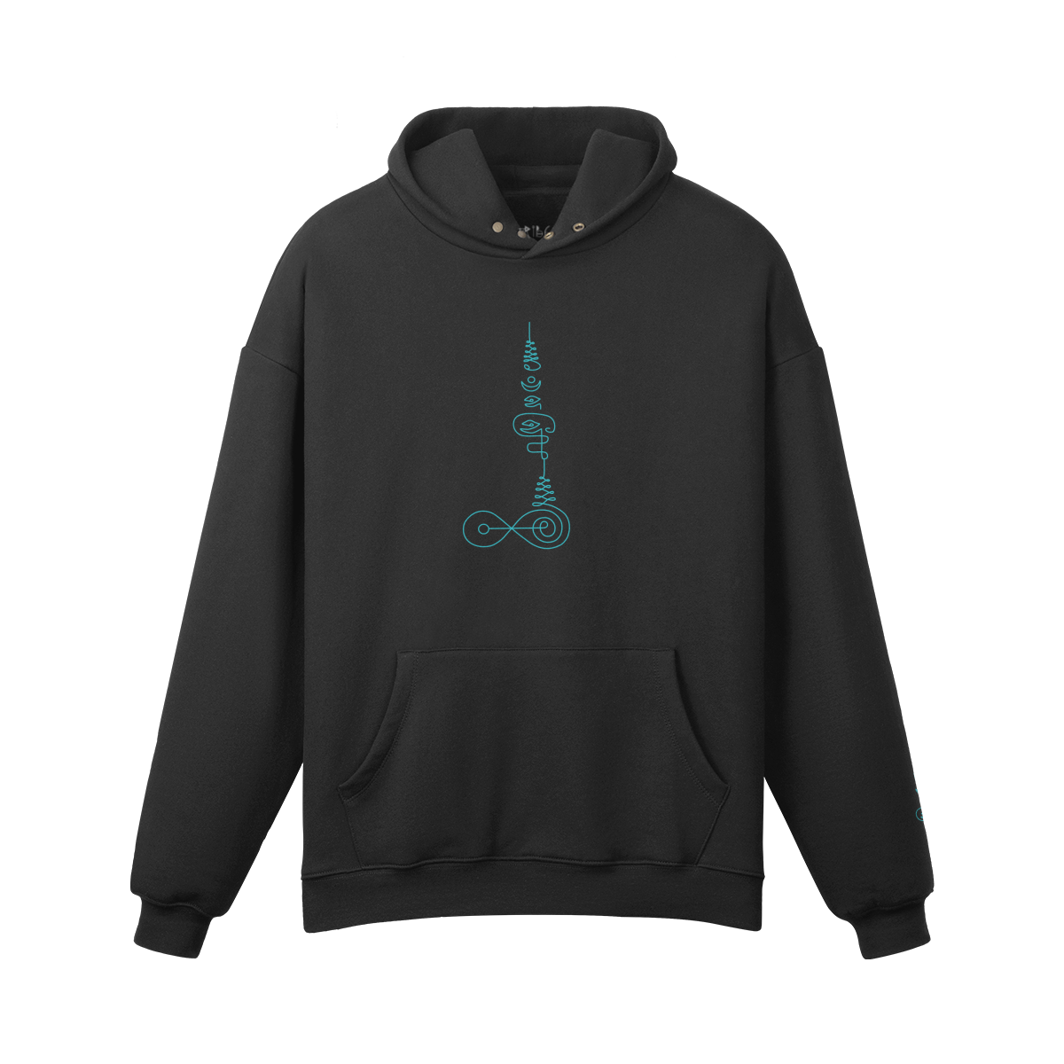 Yant No. 15 hoodie — front view | Tribe of Alchemists
