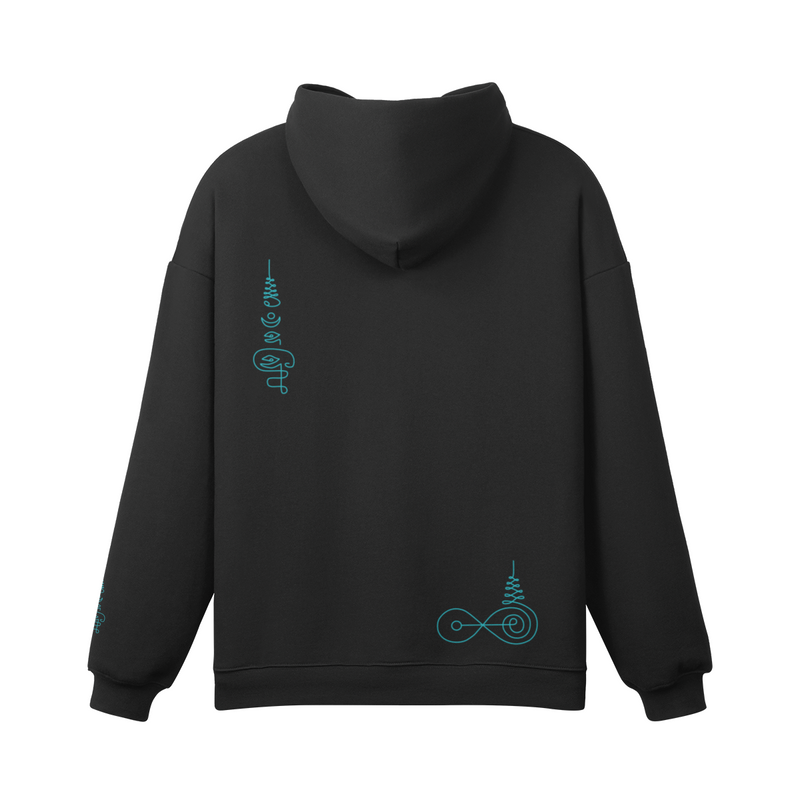 Yant No. 15 hoodie — back view | Tribe of Alchemists