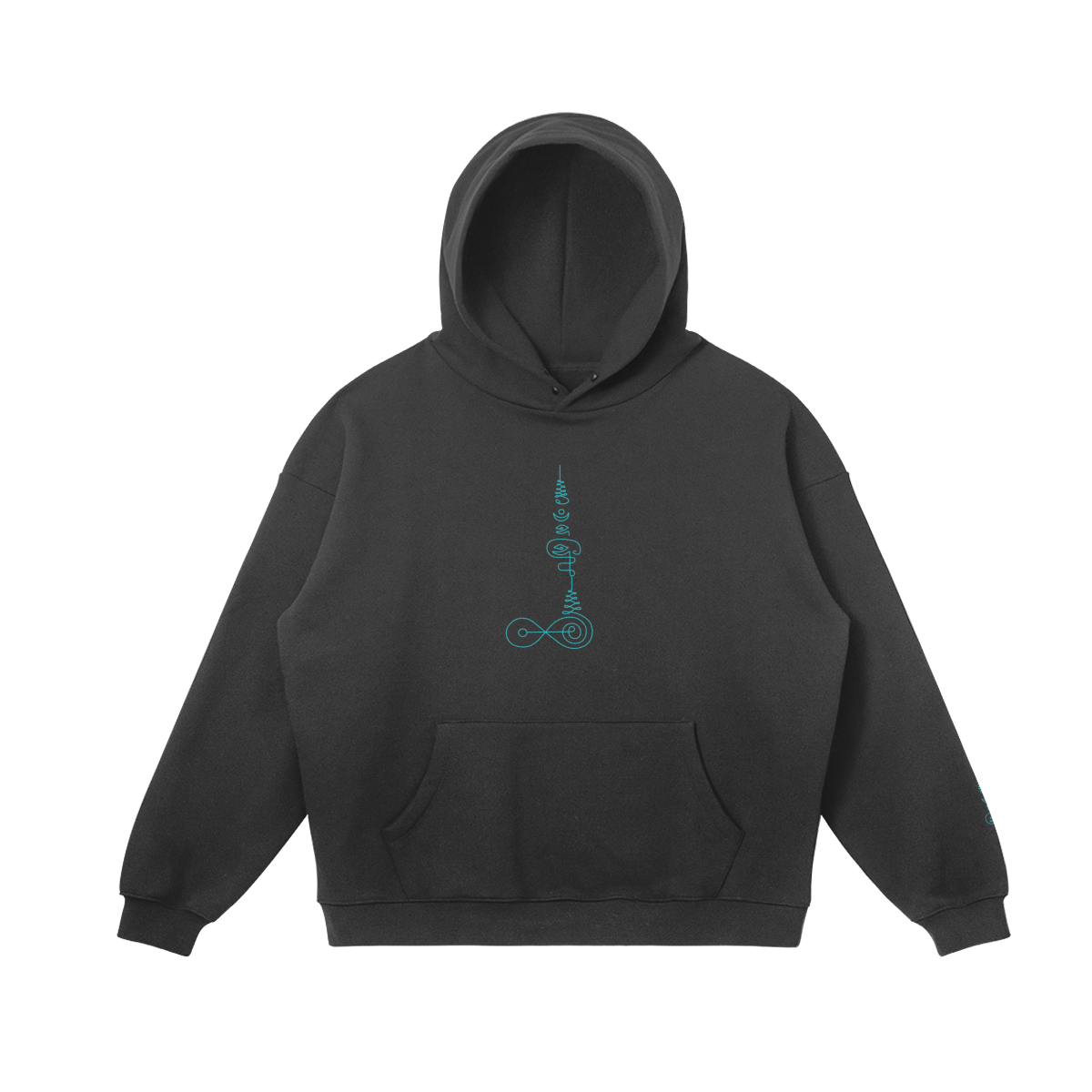 Yant No. 15 hoodie — front view | Tribe of Alchemists