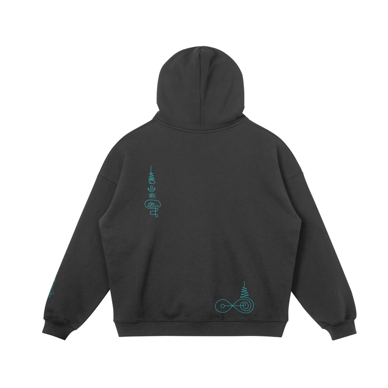 Yant No. 15 hoodie — back view | Tribe of Alchemists