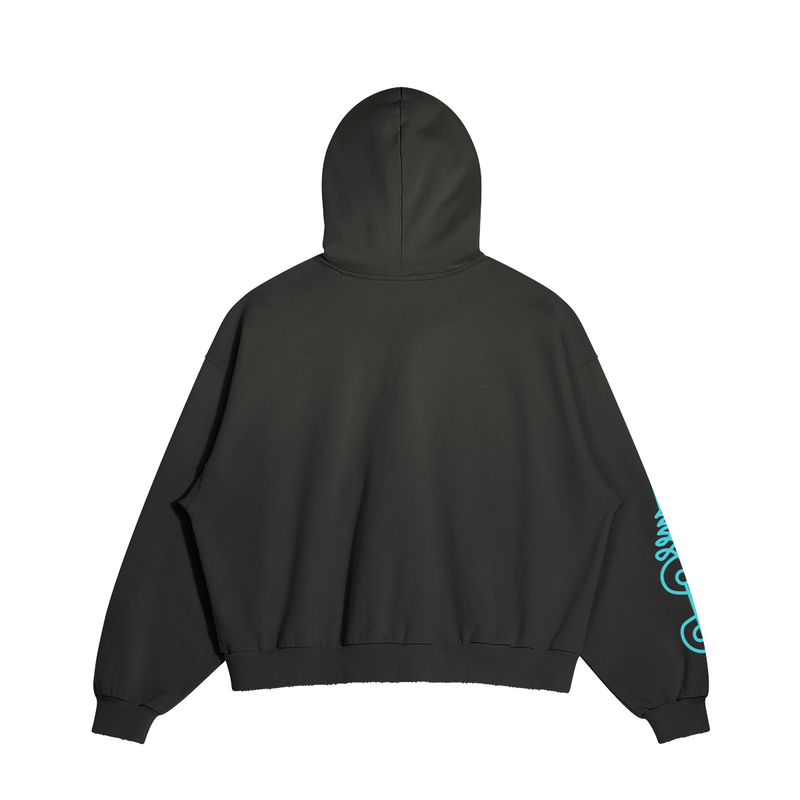 Divine Alignment hoodie — back view | Tribe of Alchemists