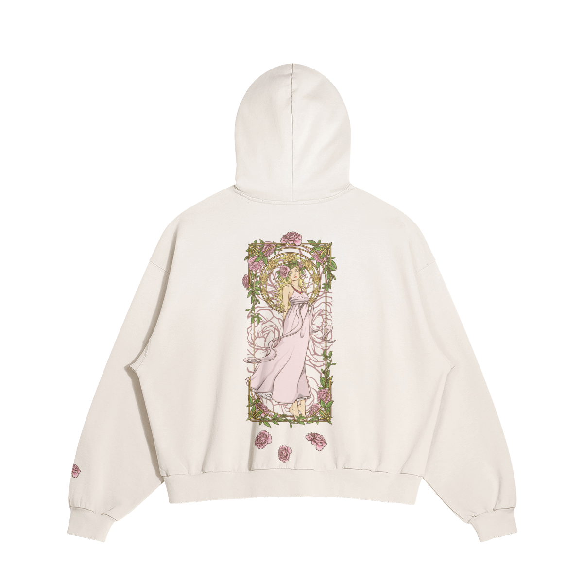 Holly's Angel hoodie — back view | Tribe of Alchemists