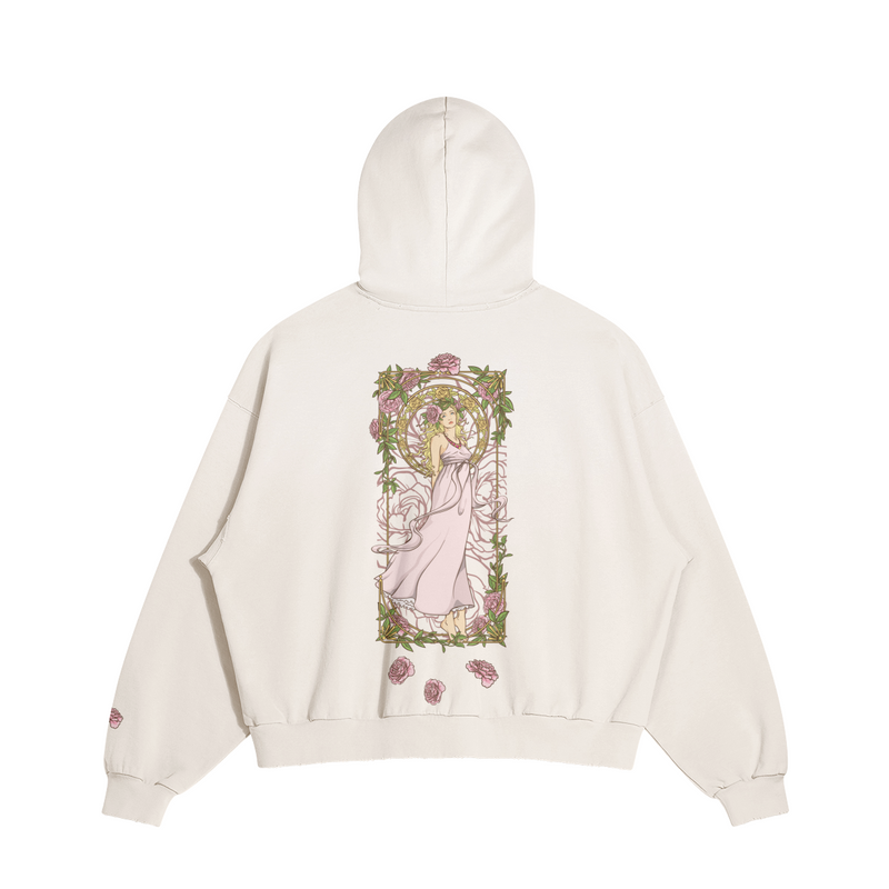 Holly's Angel hoodie — back view | Tribe of Alchemists