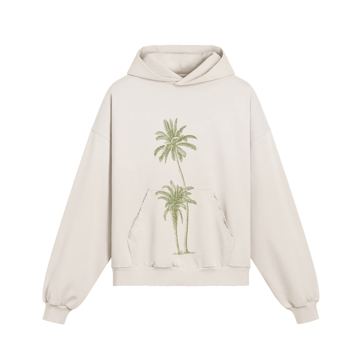 Palm Tree Worship hoodie — front view | Tribe of Alchemists