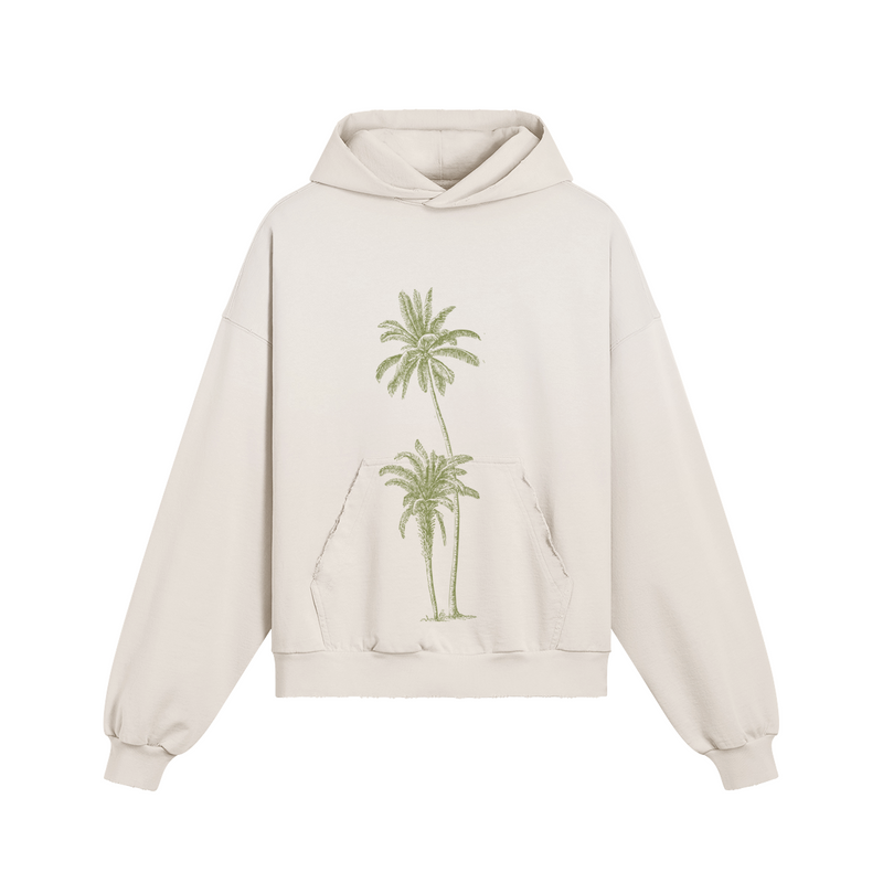 Palm Tree Worship hoodie — front view | Tribe of Alchemists
