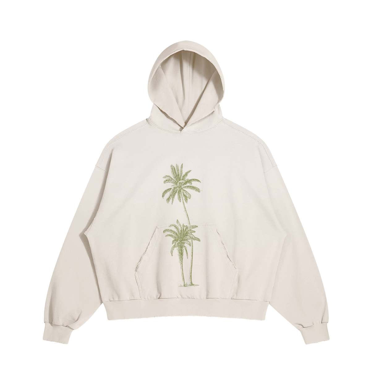 Palm Tree Worship hoodie — front view | Tribe of Alchemists