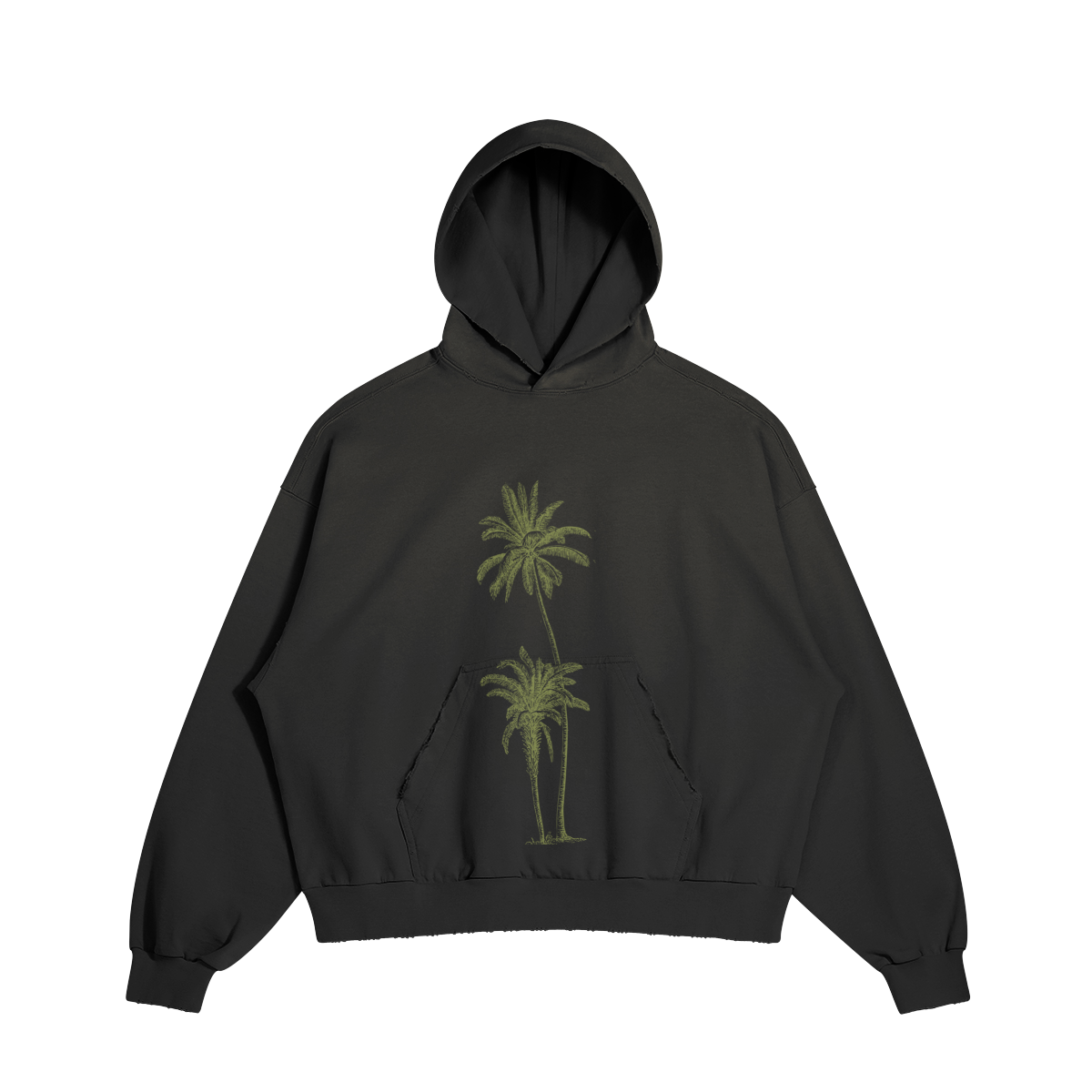 Palm Tree Worship hoodie — front view | Tribe of Alchemists