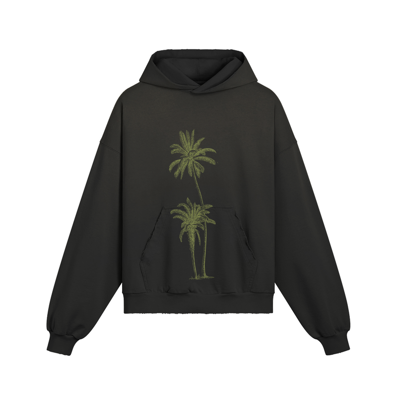 Palm Tree Worship hoodie — detail view 6 | Tribe of Alchemists