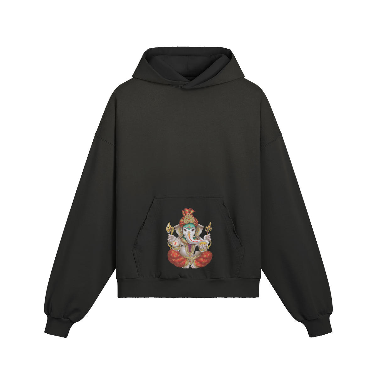 Lord Ganesha — Remover of Obstacles hoodie — front view | Tribe of Alchemists