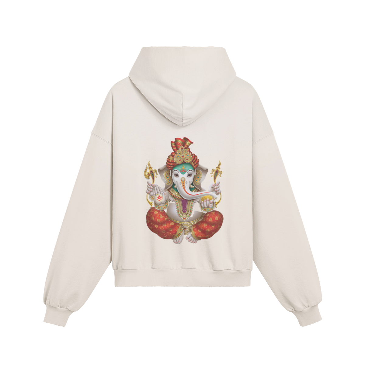 Lord Ganesha — Remover of Obstacles hoodie — back view | Tribe of Alchemists