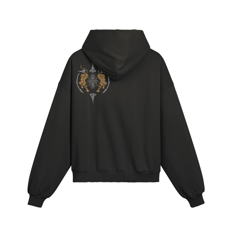 Powerful hoodie — back view | Tribe of Alchemists