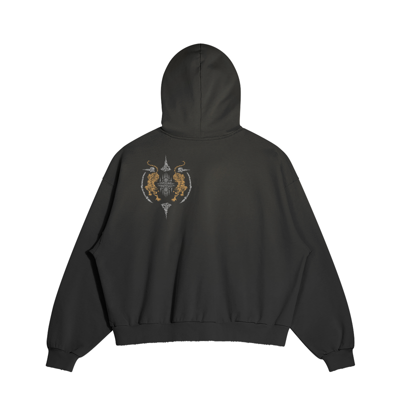 Powerful hoodie — back view | Tribe of Alchemists