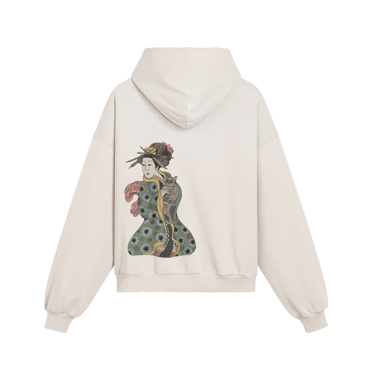 Mineko hoodie — back view | Tribe of Alchemists