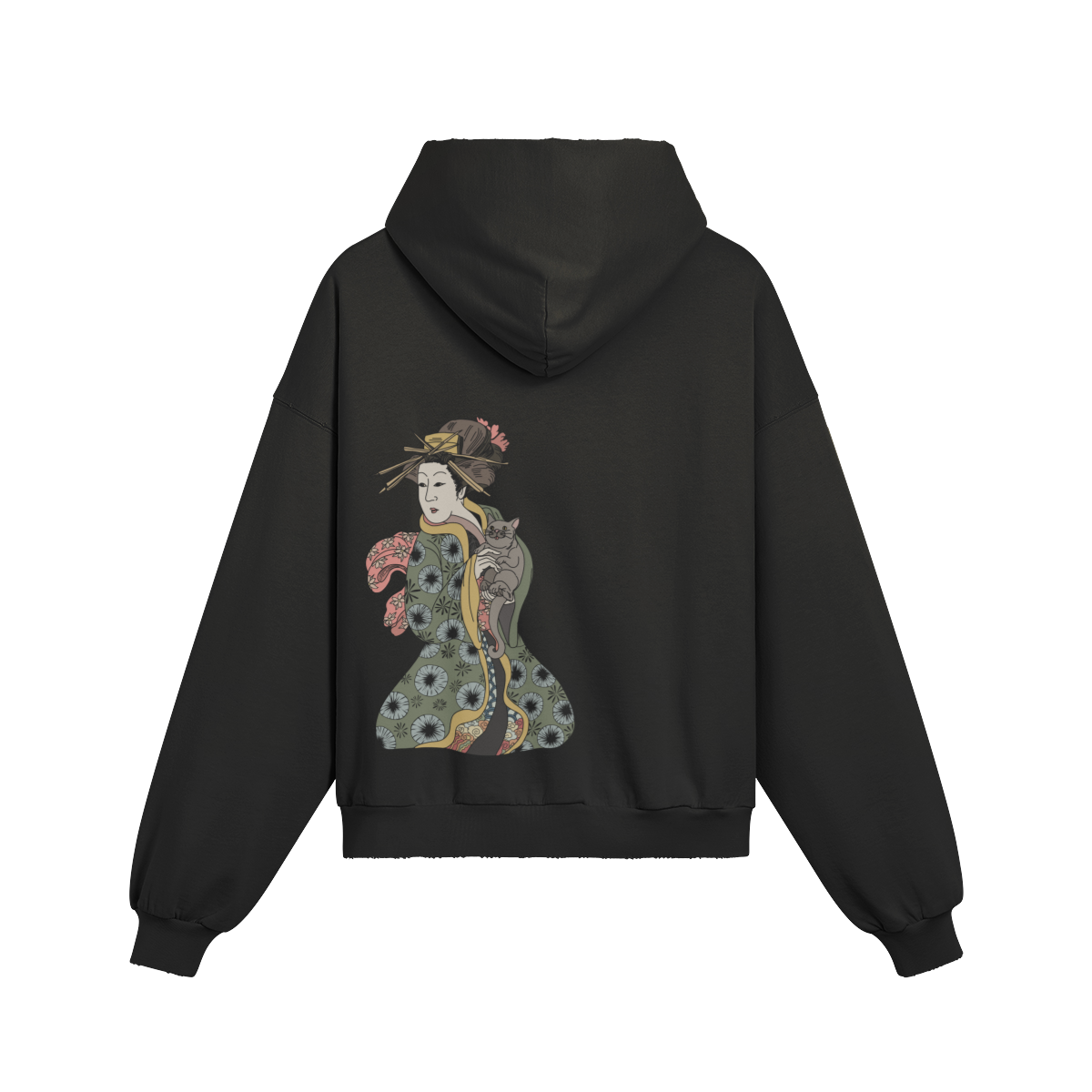 Mineko hoodie — back view | Tribe of Alchemists